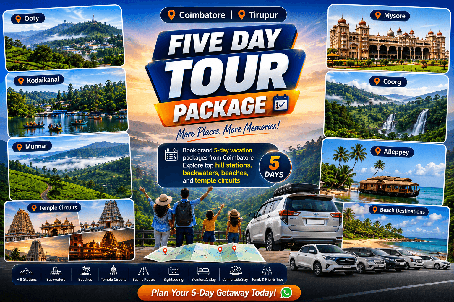 Five Day Tour Package