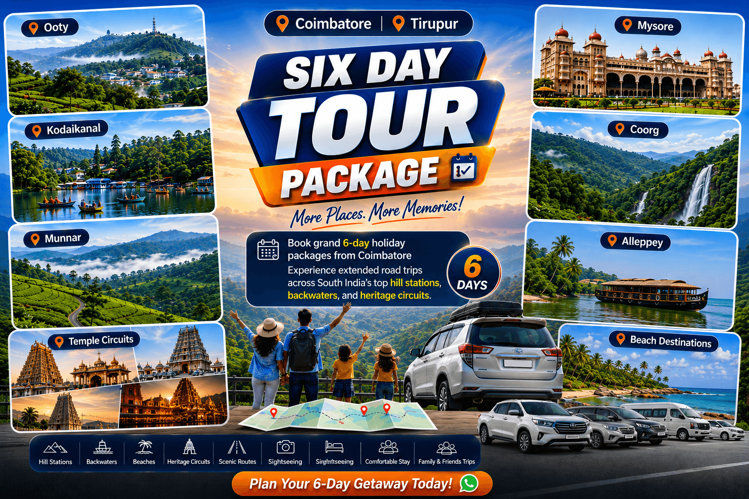 Six Day Tour Package