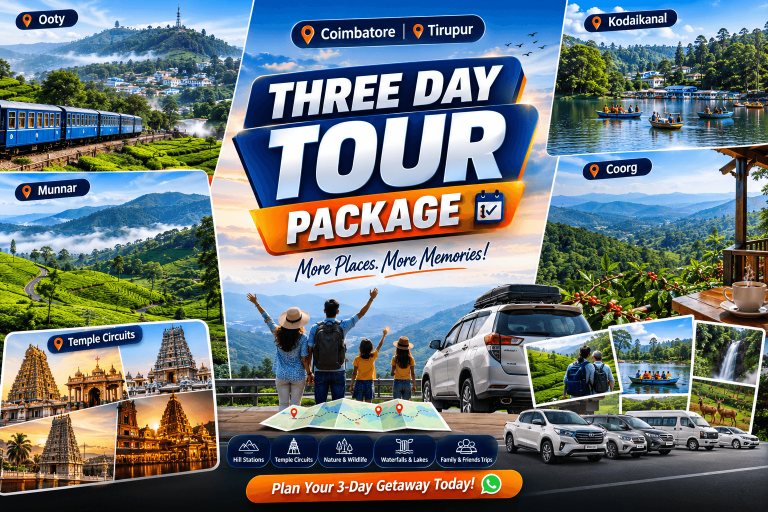 Three Day Tour Package